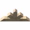 Ekena Millwork Richland Rough Sawn Timber Gable Bracket, Douglas Fir, 48"W x 22"H x 6"D x 6"F, 11/12 Pitch GBW048X22X0606RIC00RDF - alternate 2